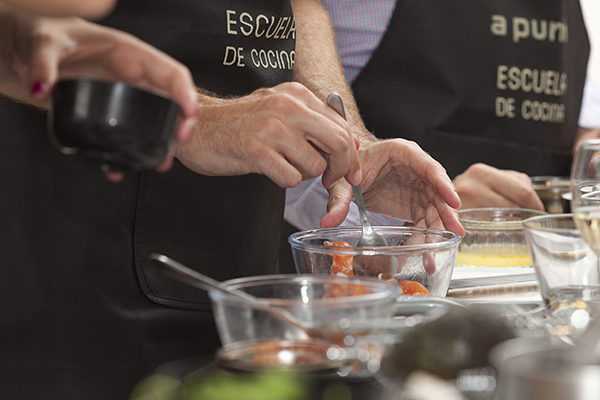 Curso de cocina con cerdo en Madrid