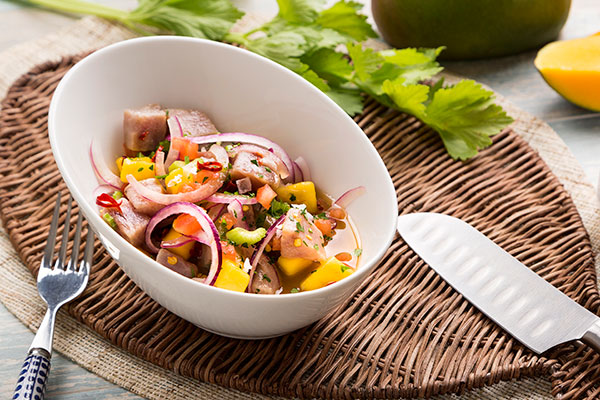 Ceviches y tiraditos