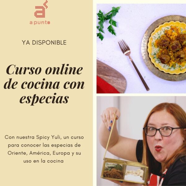 Curso online de cocina con especias