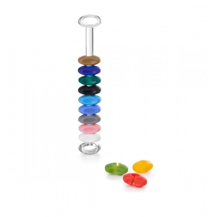 MARCADORES DE COPAS DE COLORES 12UND