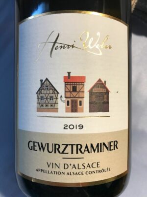 HENRI WEBER VIN D'ALSACE GEWURZTRAMINER 2015
